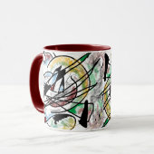 Tasse Kandinsky-inspirée (Devant gauche)