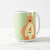Tasse Kangourou Sautant Heureux (Devant droit)