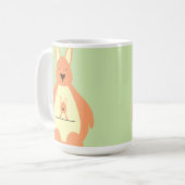 Tasse Kangourou Sautant Heureux (Devant gauche)