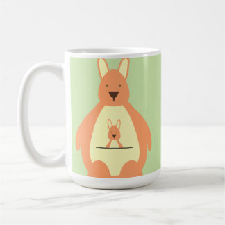 Tasse Kangourou Sautant Heureux