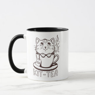 Tasse Kit-thé drôle - Cadeau d'humour de jeu de mo