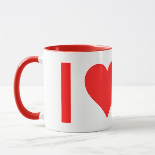 Tasse Kitschen Fatty Coffee Lover Diner Rouge (Gauche)