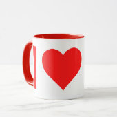 Tasse Kitschen Fatty Coffee Lover Diner Rouge (Devant gauche)