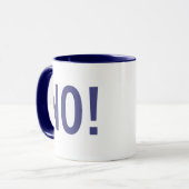 Tasse Kitschen Fatty NO! Deli Bleu (Devant gauche)