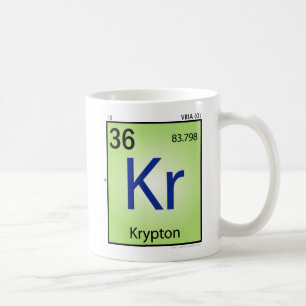 Tasse (Kr) d'élément de krypton