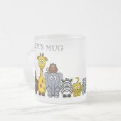 TASSE LA "DE LA MAMAN MIGNONNE " DE JUNGLE ANIMAUX (Devant gauche)