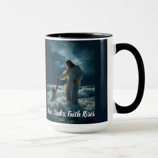 Tasse "La foi plutôt que la peur" (Droite)