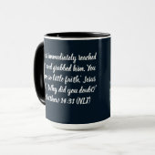 Tasse "La foi plutôt que la peur" (Devant gauche)