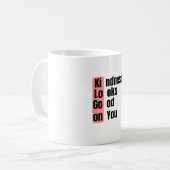 Tasse « La gentillesse vous va bien » (Devant gauche)
