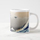 Tasse La Grande Vague De Drone Au Large De Kanagawa (Droite)