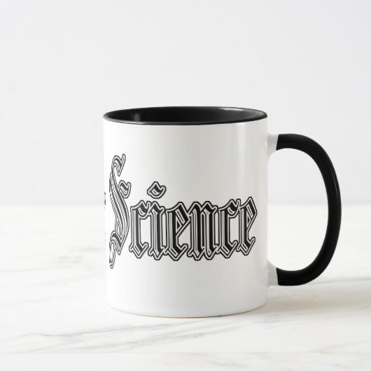 tasse "la science légale " d'étude d'université (Droite)
