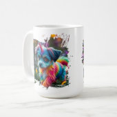 Tasse « La vie arrive, le café aide » (Devant gauche)