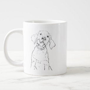 Tasse Labrador Retriever, Tasse de café Ink Dog Mo