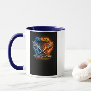 Tasse Lacrosse Dad Shield – Chargé pour le match D