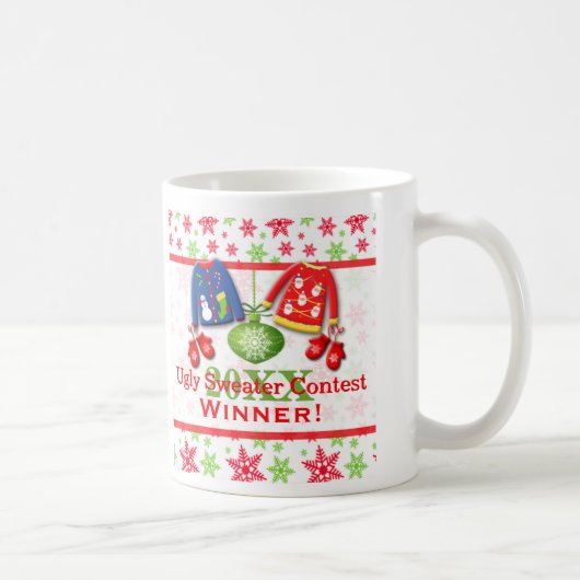 Tasse laide 2 de gagnant de concours de chandail (Droite)