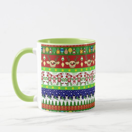 Tasse laide de chandail de Noël (Gauche)