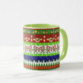 Tasse laide de chandail de Noël (Devant droit)