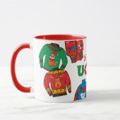 Tasse laide de Noël de chandail (Gauche)