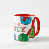 Tasse laide de Noël de chandail (Devant droit)