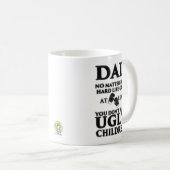 Tasse laide d'enfants pour le papa - fête des (Devant droit)