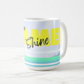 Tasse Laissez l'été briller (Devant droit)