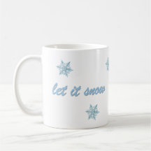 Tasse Laissez tomber la neige