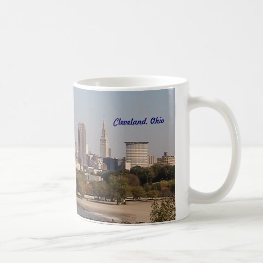 Tasse Lakefront Cleveland Ohio (Café) (Droite)