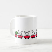 Tasse - lapin avec de petits lapins (Devant gauche)