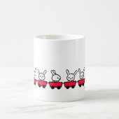 Tasse - lapin avec de petits lapins (Centre)