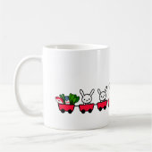 Tasse - lapin avec de petits lapins (Gauche)
