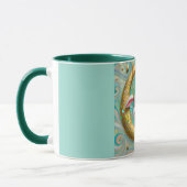 Tasse LAPIN de la LUNE ~ JOYEUSES PÂQUES ~ (Gauche)