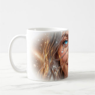 Tasse Larmes de force et de grâce illuminées par u