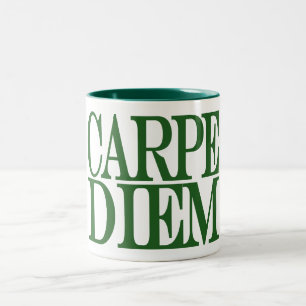 Tasse latine de citation de Carpe Diem