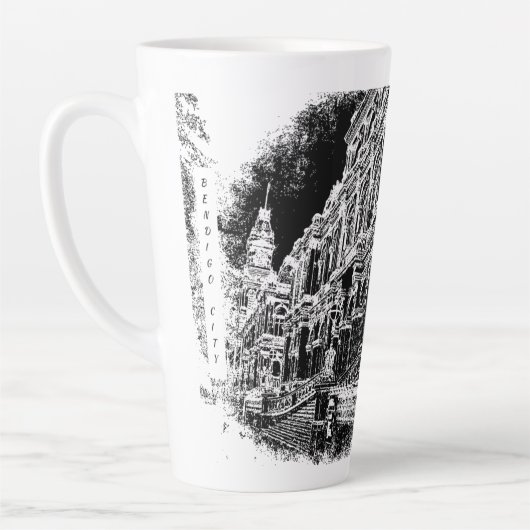 Tasse latte, (Gauche)