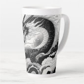 TASSE LATTE 龍の神聖な力 (Angle droit)