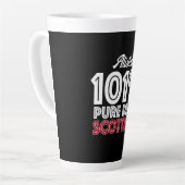 Tasse Latte 101% Pure Mort ÉCOSSE! (Angle gauche)