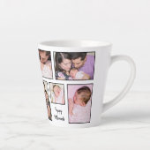 Tasse Latte 10 Photos Collage Citations Inspirantes Typographi (Droite)