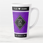 Tasse Latte 12ème anniversaire de la Mariage de soie (Droite)