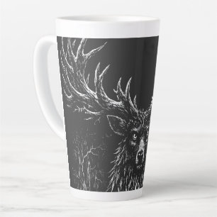 Tasse Latte 1. Le Cerf de l'Ombre par BurnsInHell