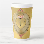 Tasse Latte 1er ou 50e anniversaire d'or (Devant)