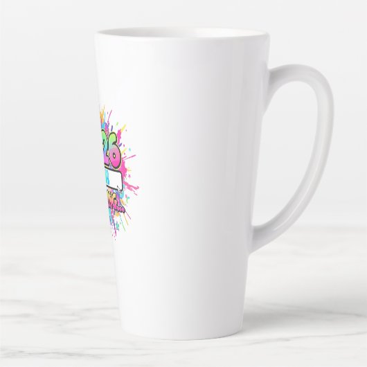 Tasse Latte 2026 Loading... Progress Bar Sticker (Droite)