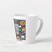 Tasse Latte 20 janvier - Journée de pause café (Angle droit)