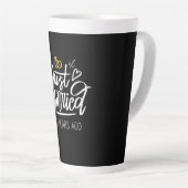 Tasse Latte 20e anniversaire du Mariage (Angle droit)