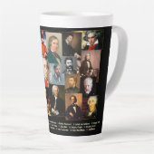 Tasse Latte 21 Maîtres De Musique (Angle droit)