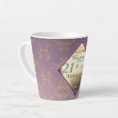 Tasse Latte 21e anniversaire du Mariage 2PhotosLaiton et Iolit (Angle gauche)