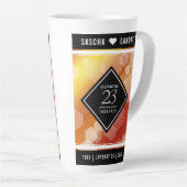Tasse Latte 23e anniversaire de Mariage de Topaz impérial (Angle droit)