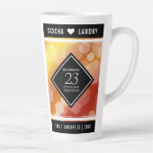 Tasse Latte 23e anniversaire de Mariage de Topaz impérial (Droite)