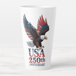 Tasse Latte 250e anniversaire des États-Unis