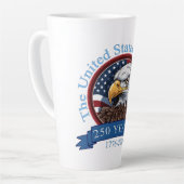 Tasse Latte 250e anniversaire des États-Unis (Angle gauche)