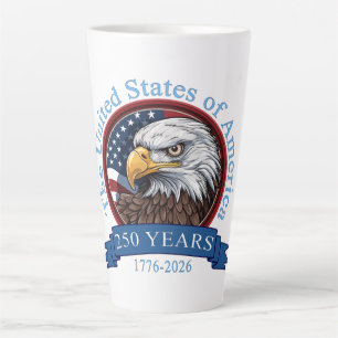 Tasse Latte 250e anniversaire des États-Unis